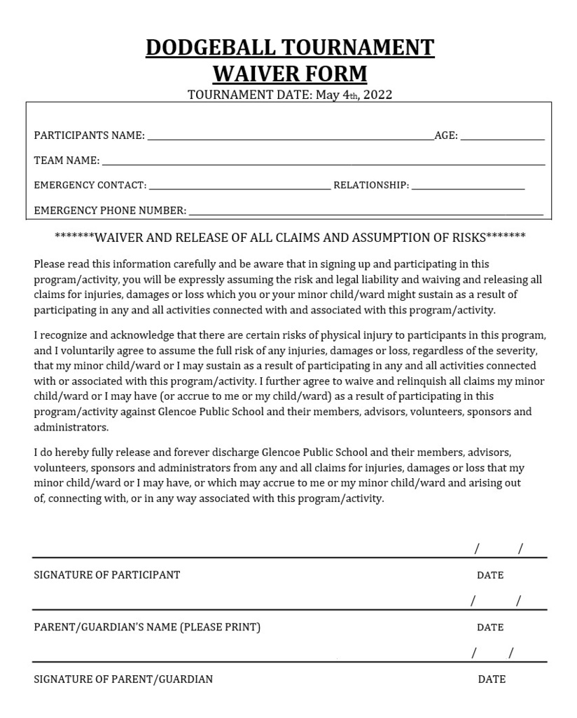 waiver